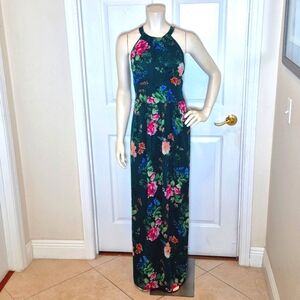 Eliza J green floral print maxi dress size 10 NWOT!!!